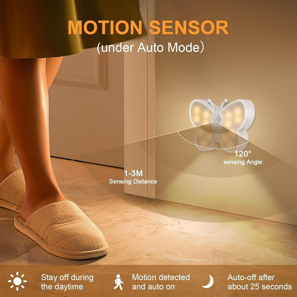 Close-up of magnetic motion sensor light