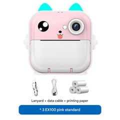 Pink and green camera models