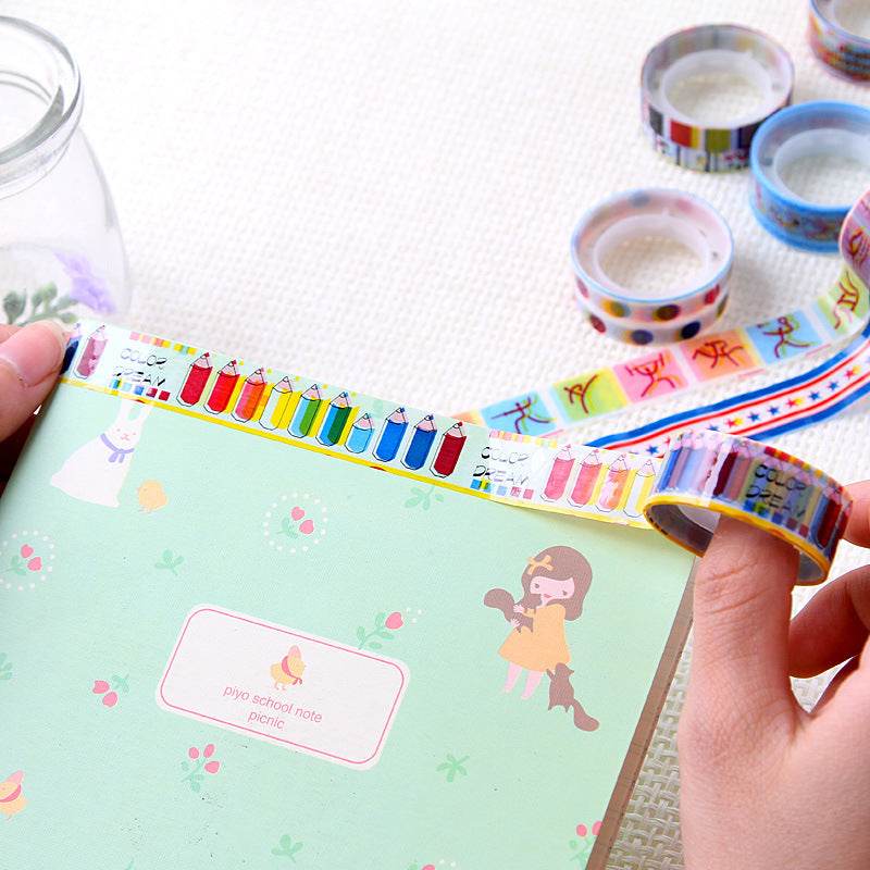 Variety of designs in DIY craft tape