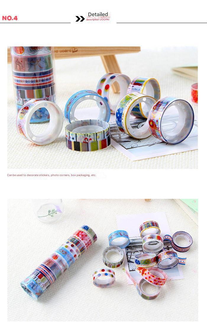 Creative uses for mixed pattern tape