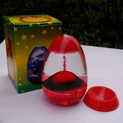 Volcano Eruption Hourglass with Blue Sand