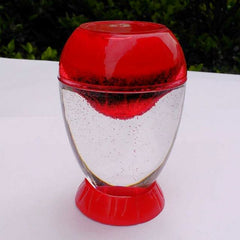 Elegant White Sand Timer in Home Decor