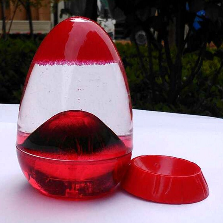 Close-Up of Acrylic Sand Timer