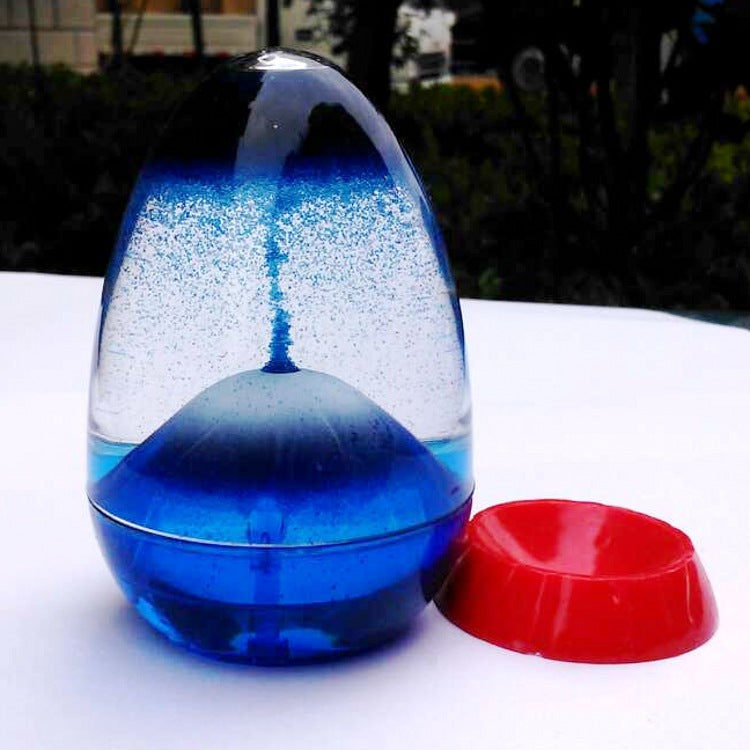 Close-Up of Acrylic Sand Timer