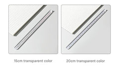 portable triangular ruler on school desk