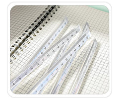 customized logo on acrylic triangular ruler