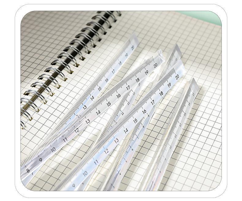 customized logo on acrylic triangular ruler