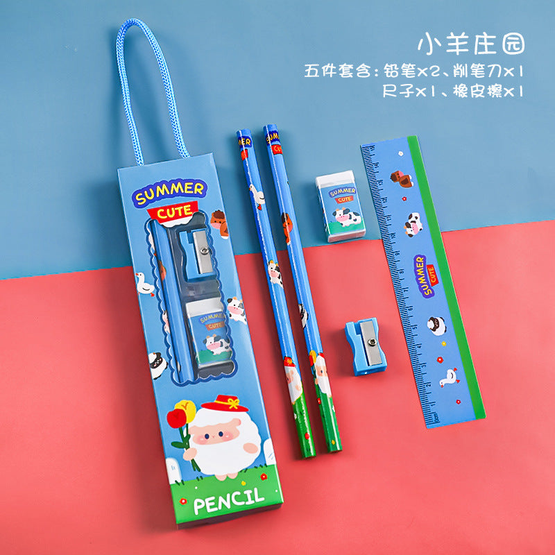 Fun themed student stationery accessories