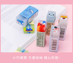 Layered details on astronaut design eraser