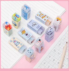 Back view of space theme kid's eraser