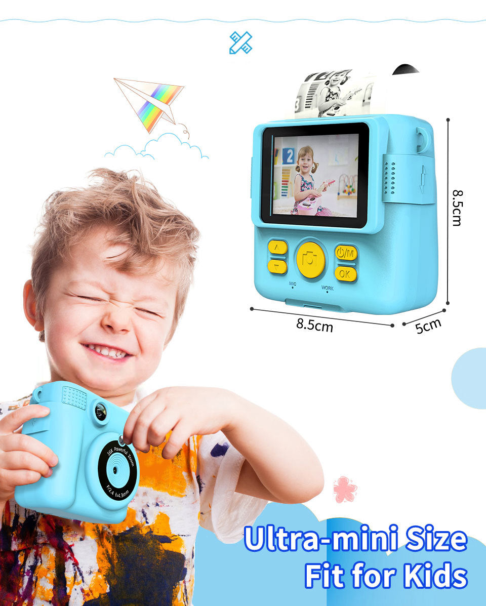 Kids photography camera with thermal technology