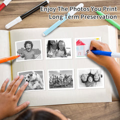 Kids instant print camera blue design