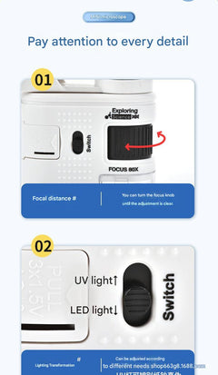 high-definition microscope for kids image