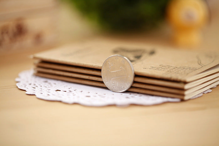 cover of vintage kraft notebook featuring a retro design