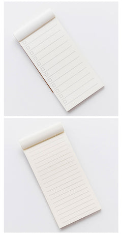 stylish faux leather-covered notepad on desk
