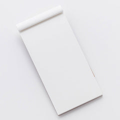 stylish faux leather-covered notepad on desk