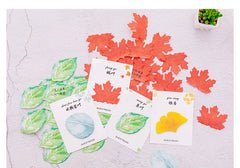 Charming leaf sticky notes - Maple design