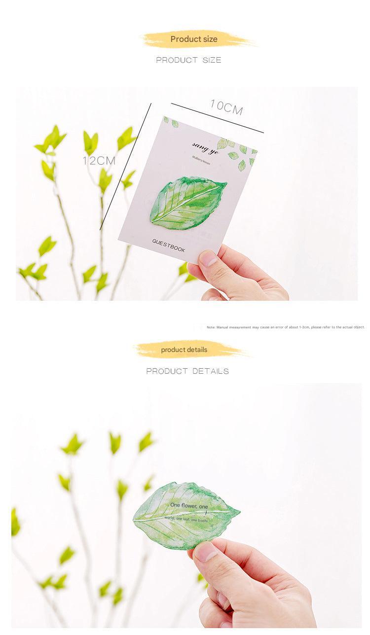 Charming leaf sticky notes - Ginkgo design
