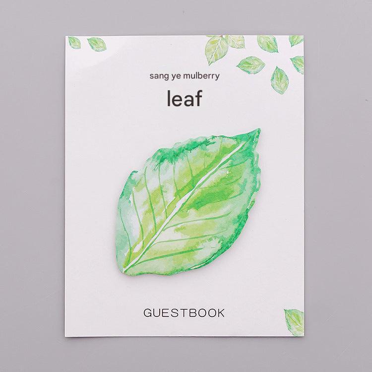 Sticky note pads in autumn colours