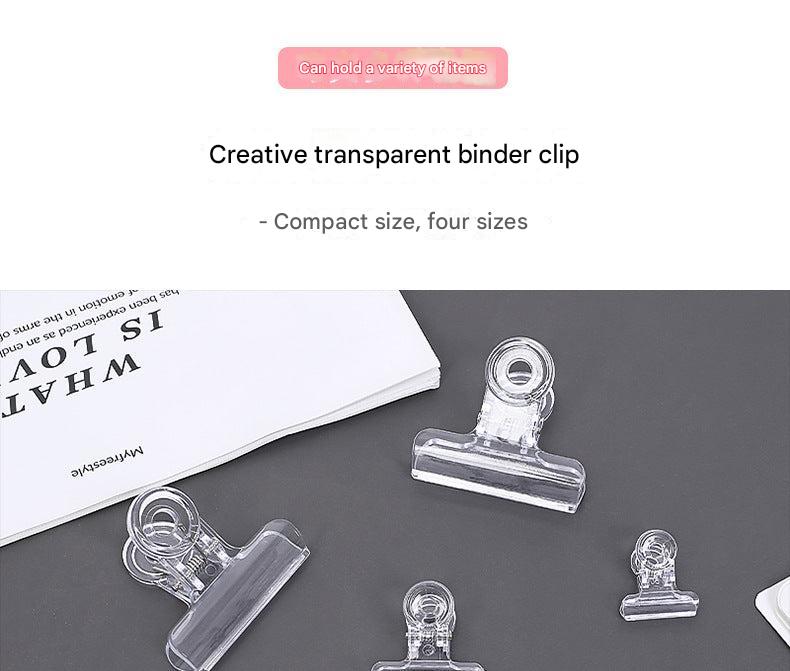Clear mini clamps in assorted sizes
