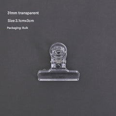 Lightweight acrylic clips for documents