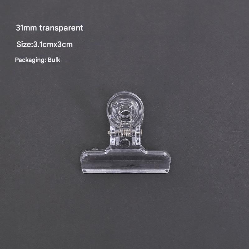 Lightweight acrylic clips for documents