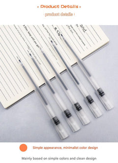 writing sample showcasing black gel pen performance