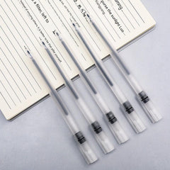 black gel pen packaging showing design