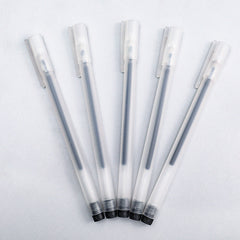 new arrivals of black gel pens showcased together