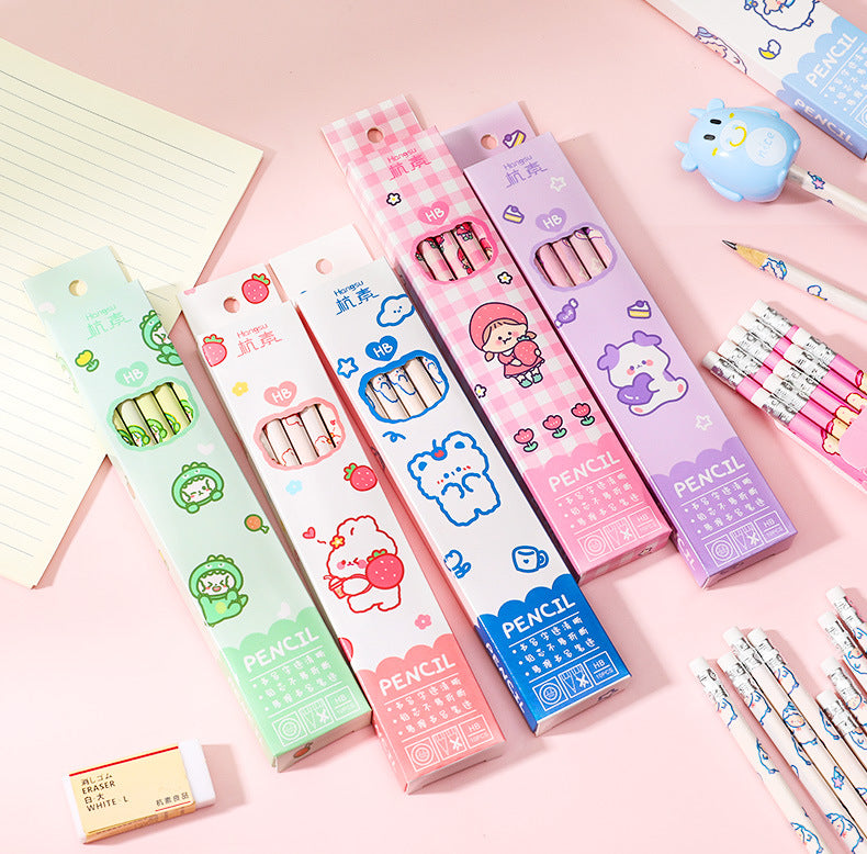 Durable wood pencils for school supplies