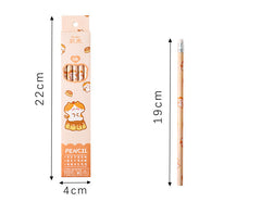Fun cartoon characters on kid's pencils
