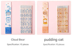 Colourful cartoon pencils set for children