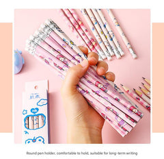 Cartoon-themed pencils for creative use