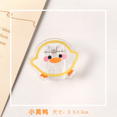 Bulk Pack of Cute Acrylic Clips for School and Home