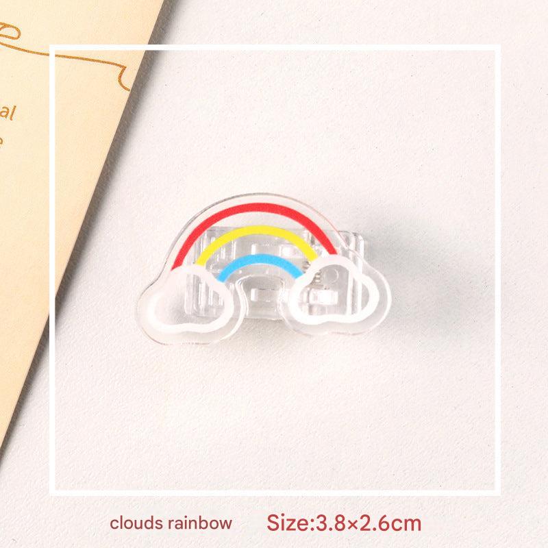 Cute Acrylic Clips Set for Snacks and Organising