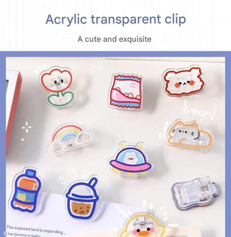 Adorable Awe Bear Acrylic Clip