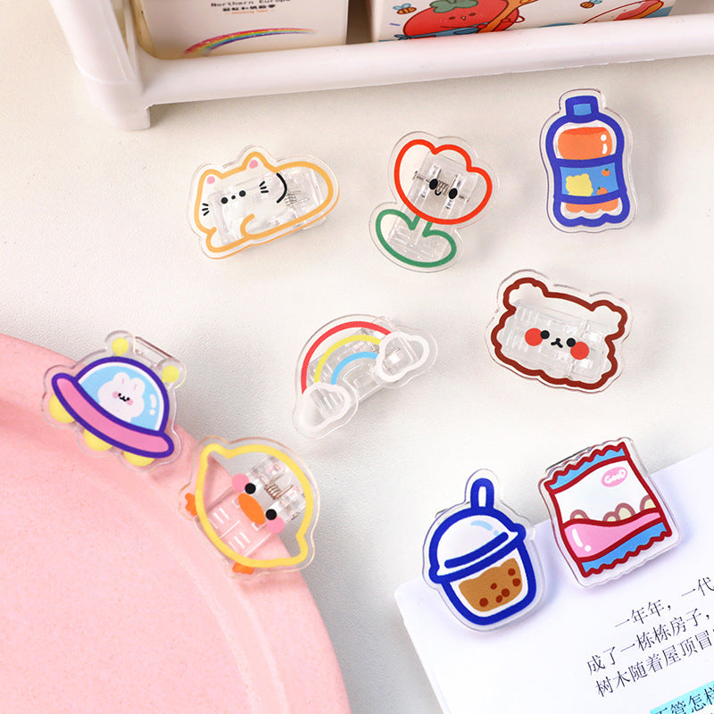 Variety of Fun Design Acrylic Clips