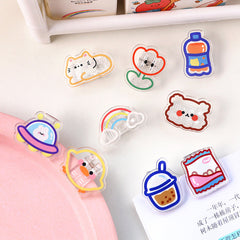Variety of Fun Design Acrylic Clips