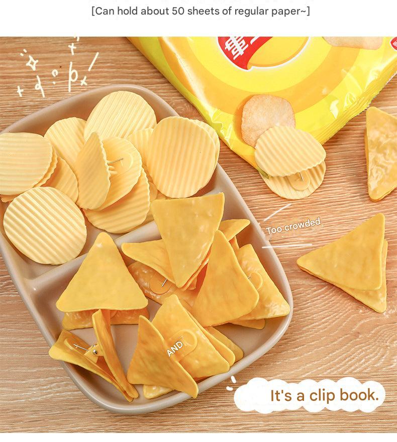 variety of round plastic snack clips