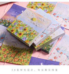 Artistic sticky note featuring Mount Fuji theme 3