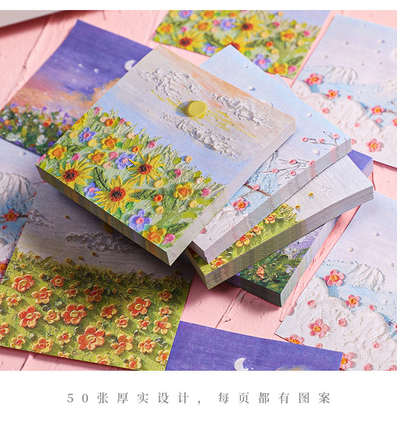 Artistic sticky note featuring Mount Fuji theme 3