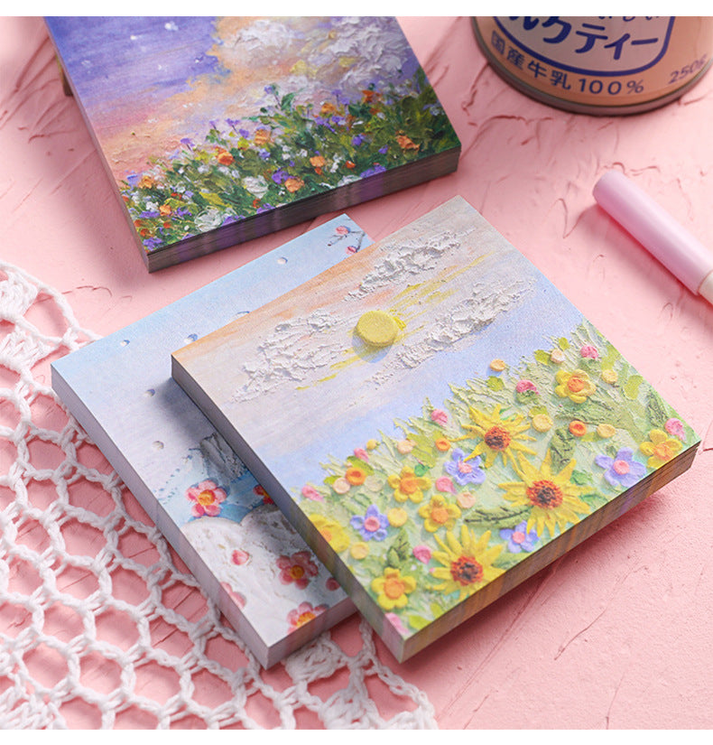 Compact sticky note pad for easy portability 9