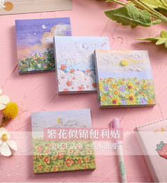 Unique oil painting decorative memo pad 6