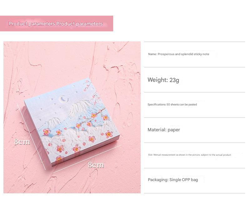 Vibrant artistic sticky notes in various colours 8