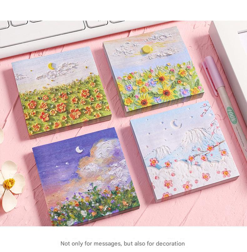 Compact sticky note pad for easy portability 9