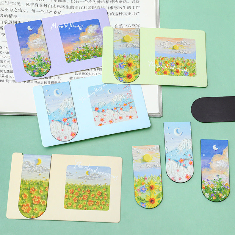 Artistic bookmark for reading and organisation