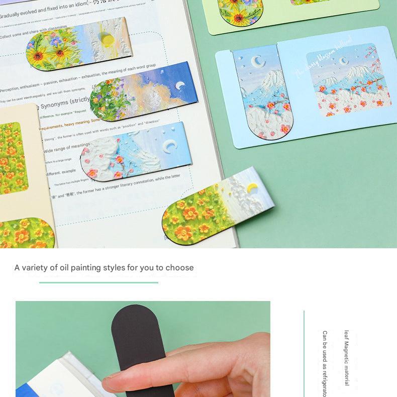 Versatile magnetic bookmark for students and professionals