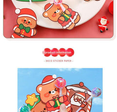 Playful Jingle Deer Christmas card