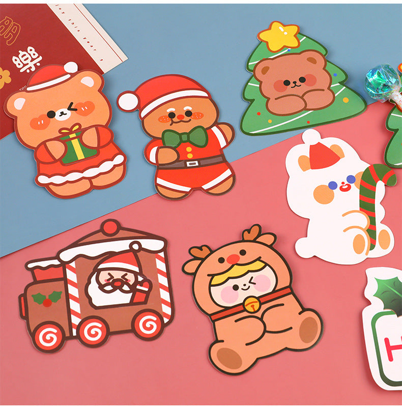 Playful Jingle Deer Christmas card
