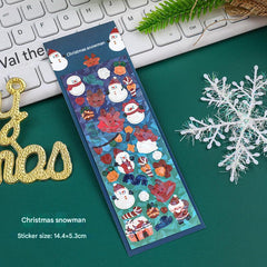 cute bunny holiday sticker design